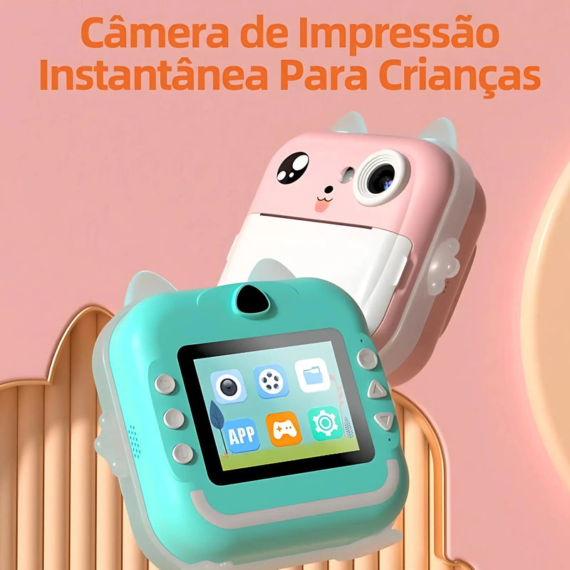 Câmera Digital Com Impressão Instantânea - Fun Photo©