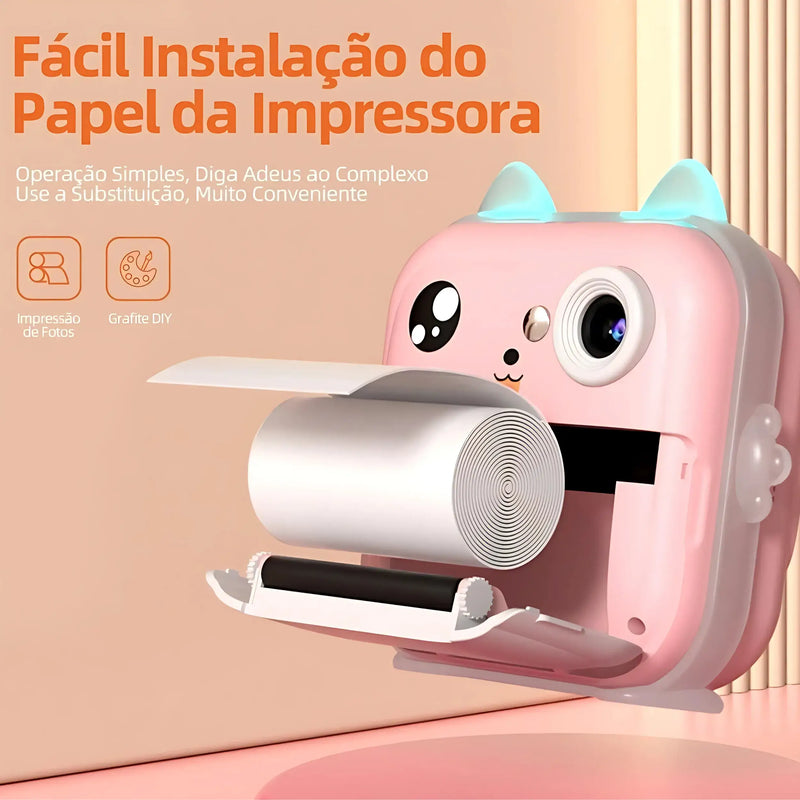 Câmera Digital Com Impressão Instantânea - Fun Photo©