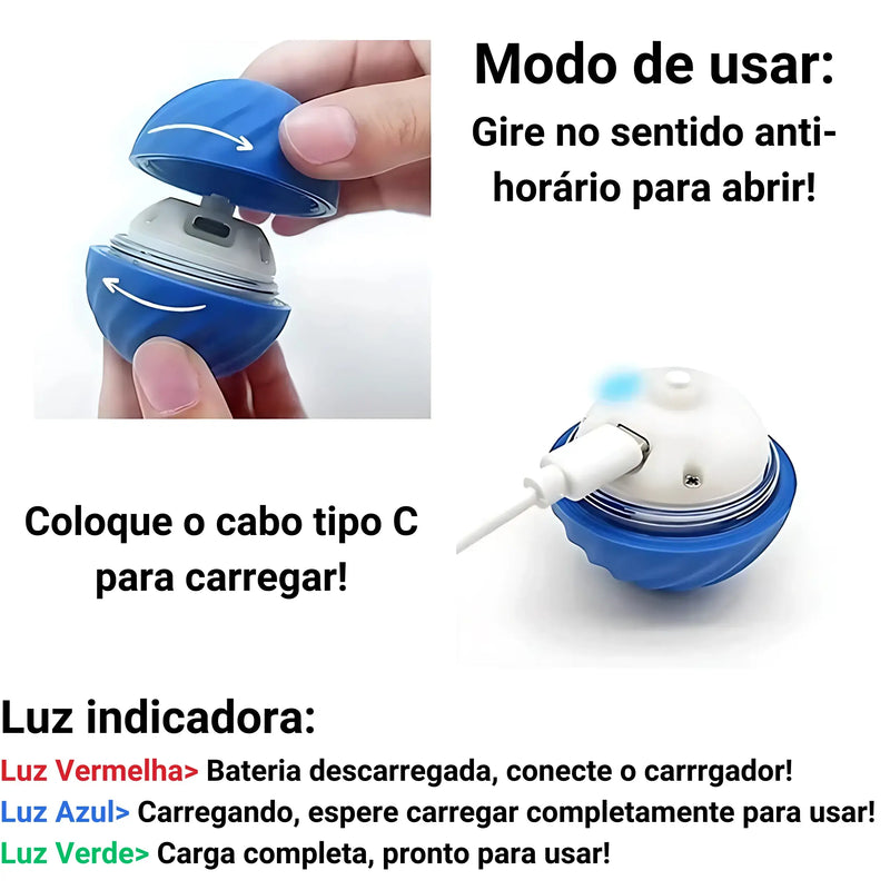 Bola Interativa Inteligente para Pets - Smart Ball©