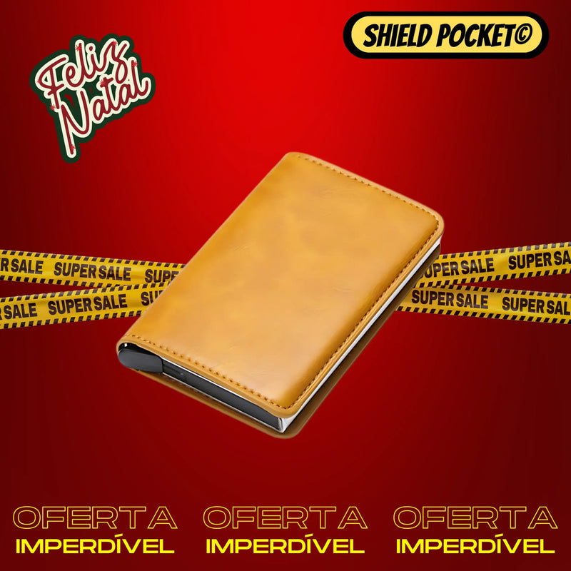 Carteira Slim Antifurto Com Proteção RFID - Shield Pocket©