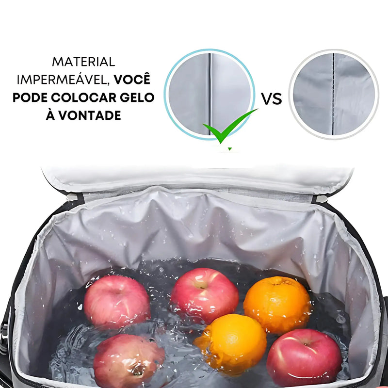 Mochila Cooler Térmica à Prova D’água Anti Vazamento 20L - Cooler Bag©