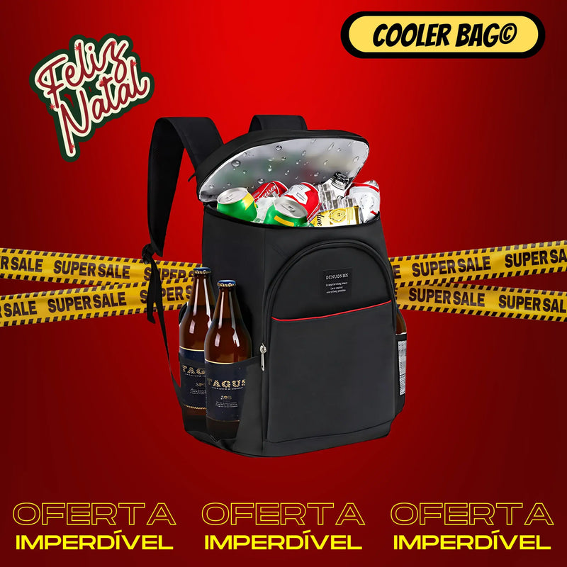 Mochila Cooler Térmica à Prova D’água Anti Vazamento 20L - Cooler Bag©