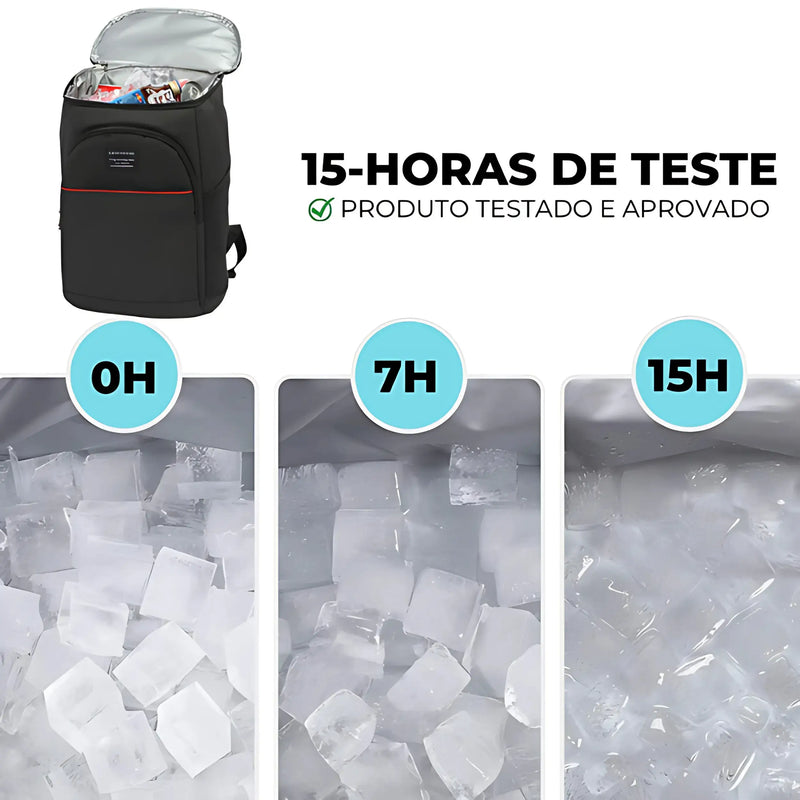 Mochila Cooler Térmica à Prova D’água Anti Vazamento 20L - Cooler Bag©