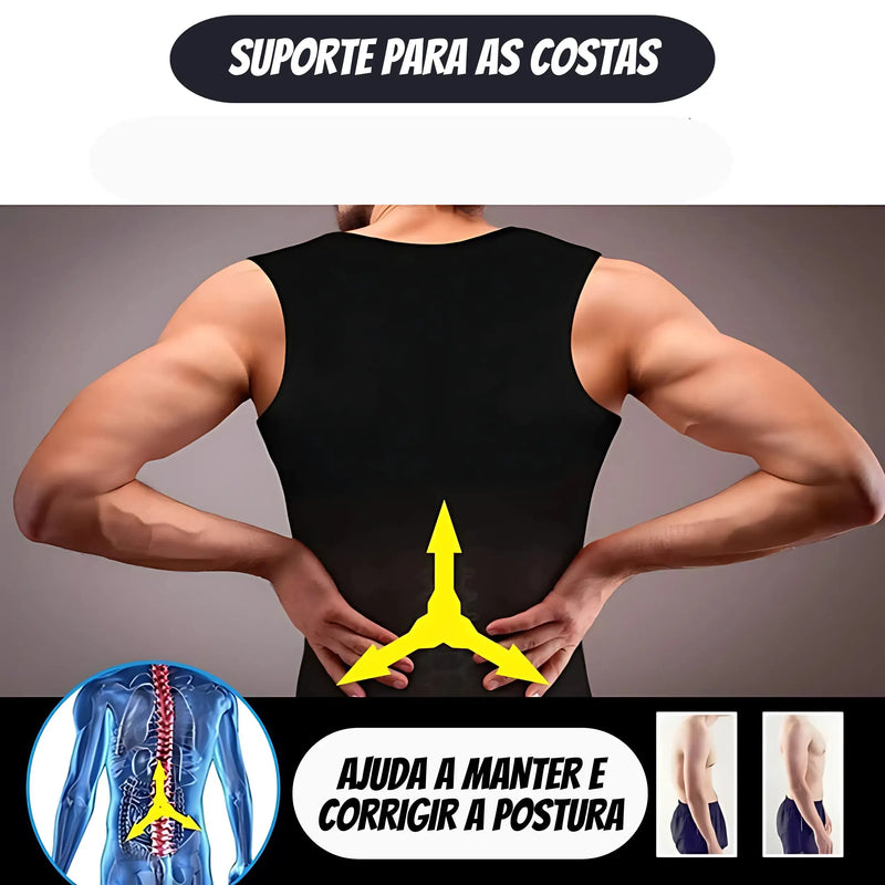 Camiseta Modeladora Com Efeito Sauna - Burn Fat©